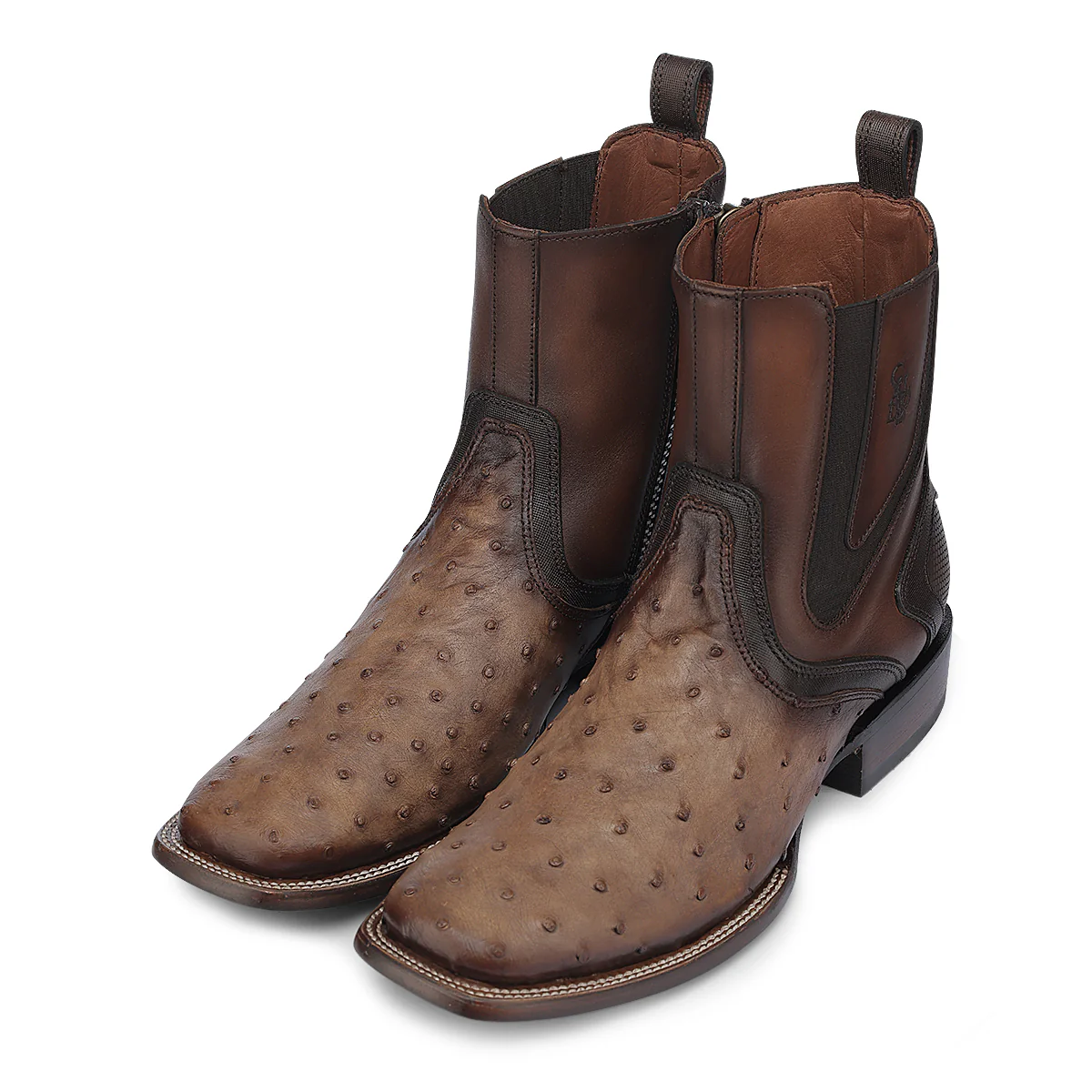 Men Cuadra Ostrich Ankle Boot CU889 - Image 9