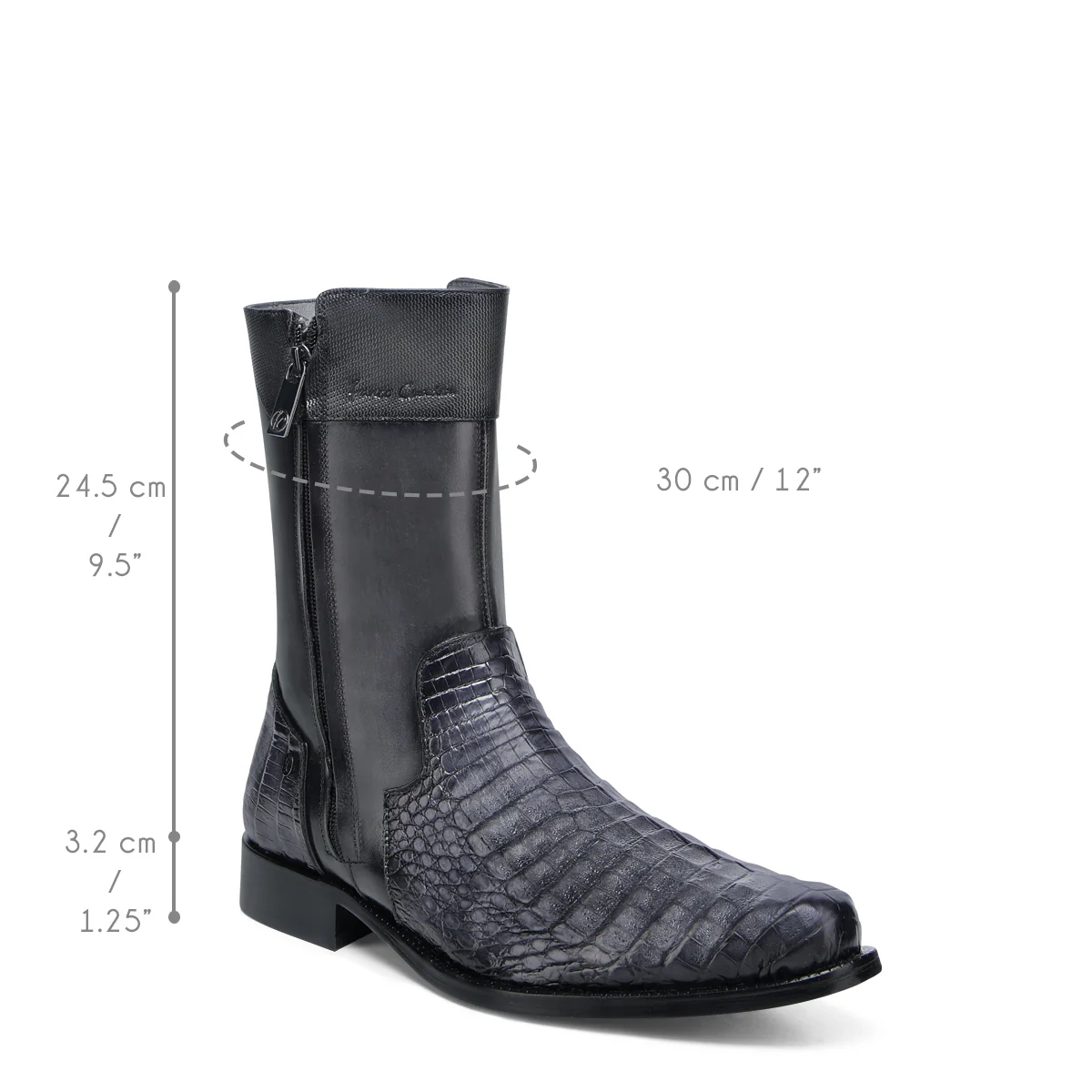Men Franco Cuadra Caiman Ankle Boot FF207 - Image 8
