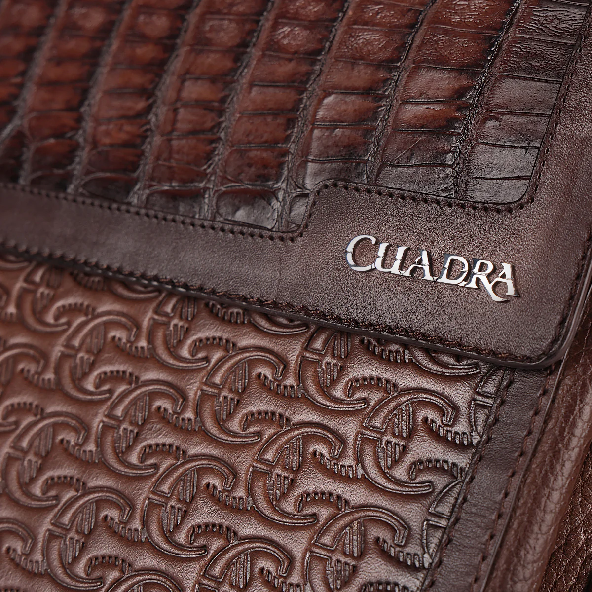 Men Cuadra Caiman Bag DU644 - Image 5