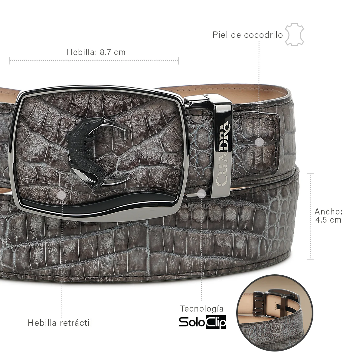 Men Cuadra Caiman Belt BC481 - Image 4