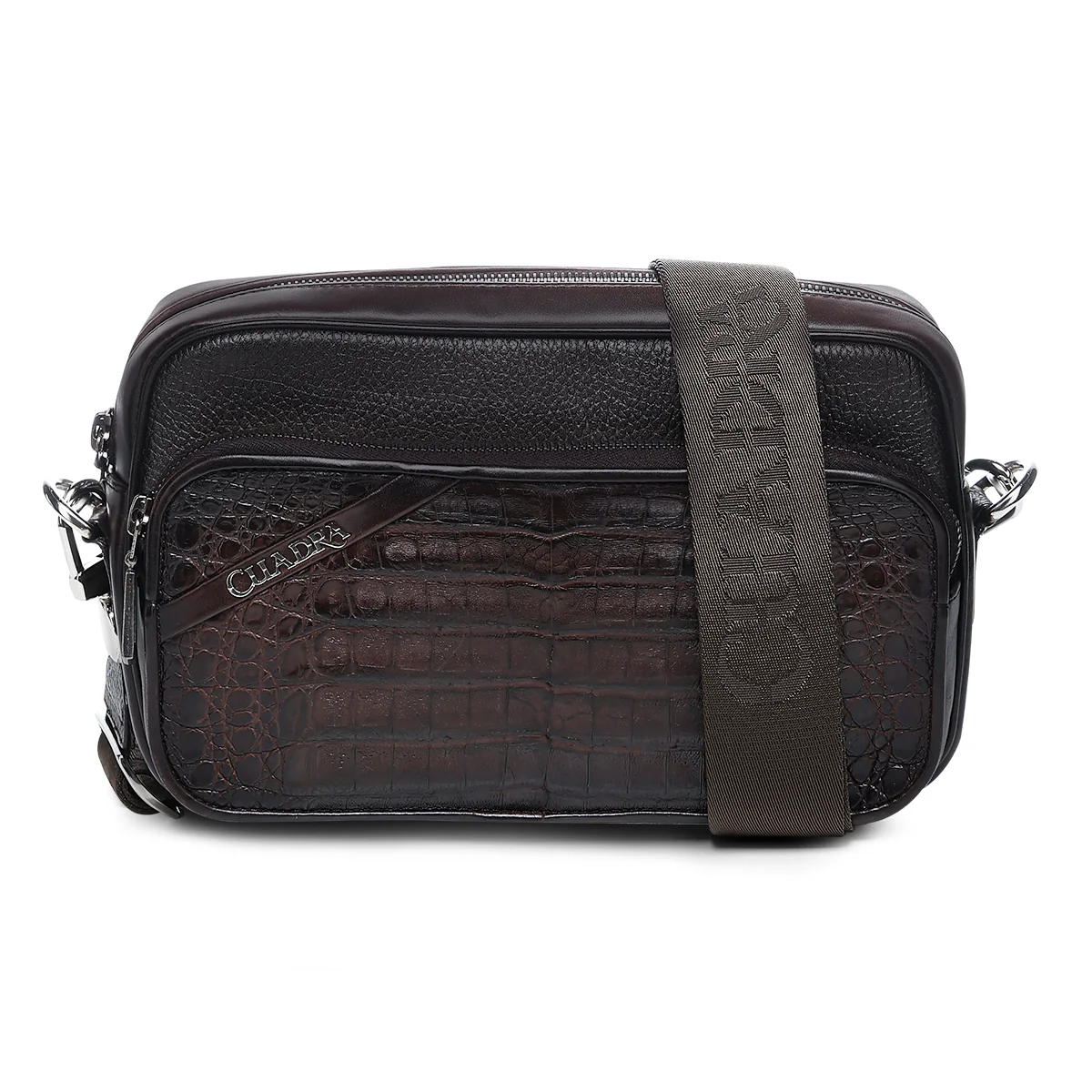 Men Cuadra Caiman Zipper Bag DU755 - Image 2