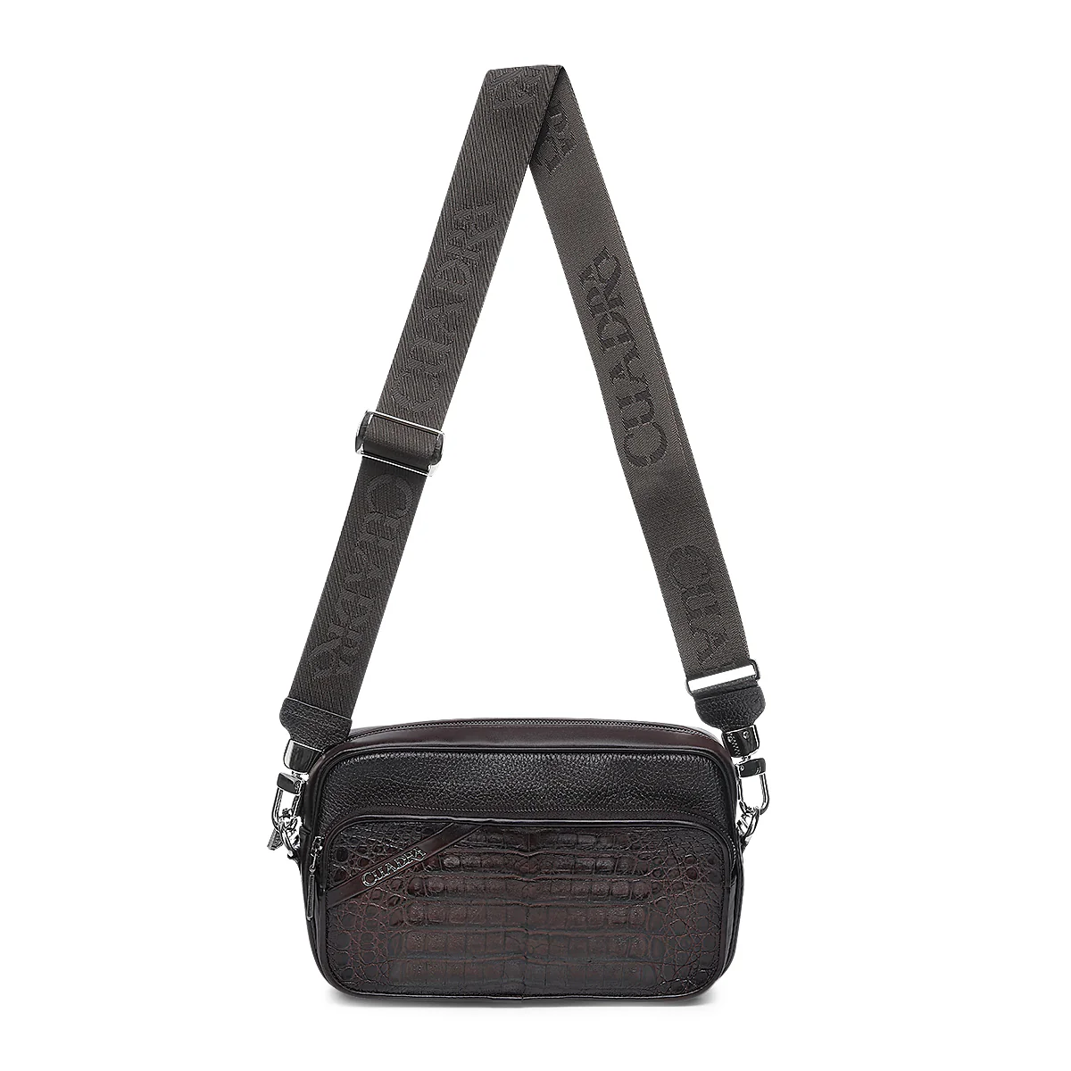 Men Cuadra Caiman Zipper Bag DU755 - Image 5