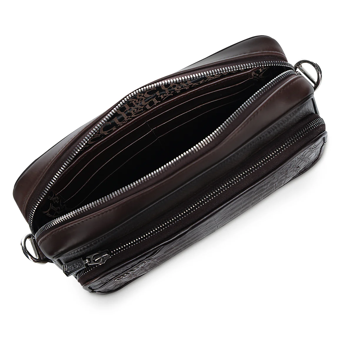Men Cuadra Caiman Zipper Bag DU755 - Image 6