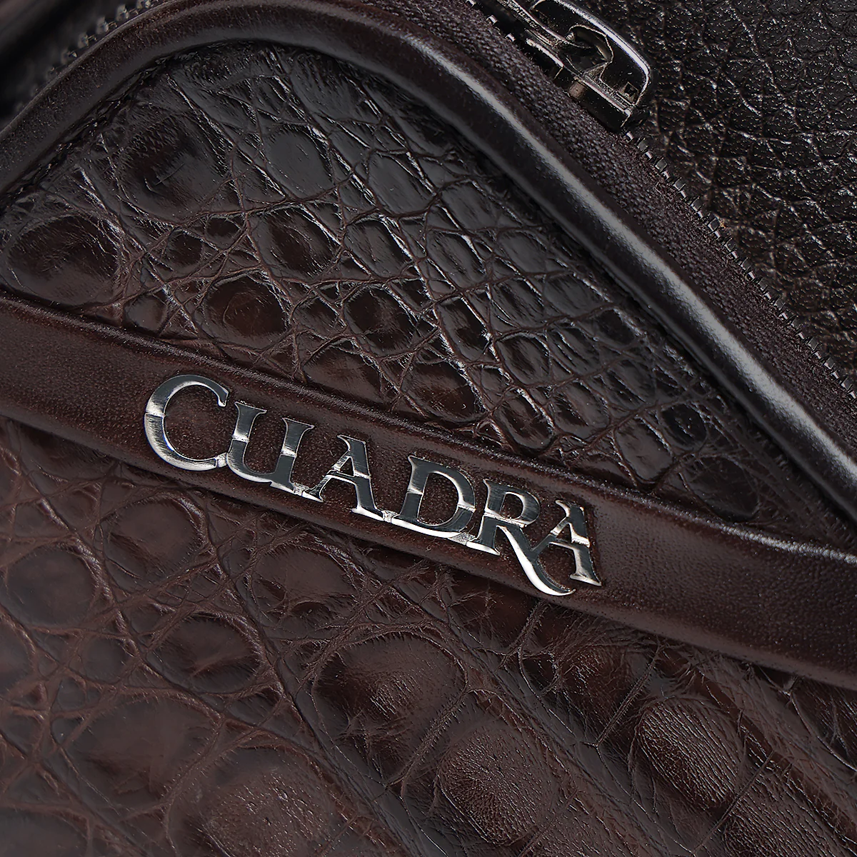 Men Cuadra Caiman Zipper Bag DU755 - Image 7