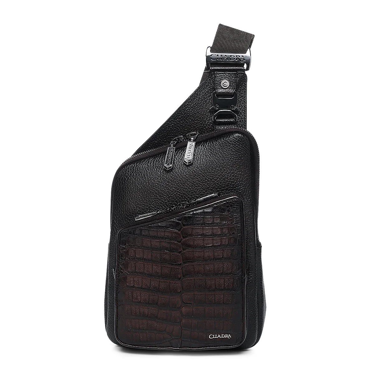 Men Cuadra Caiman Zipper Bag DU760