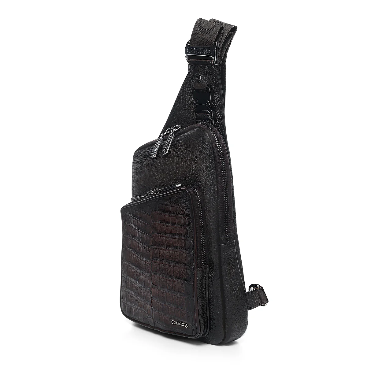 Men Cuadra Caiman Zipper Bag DU760 - Image 2