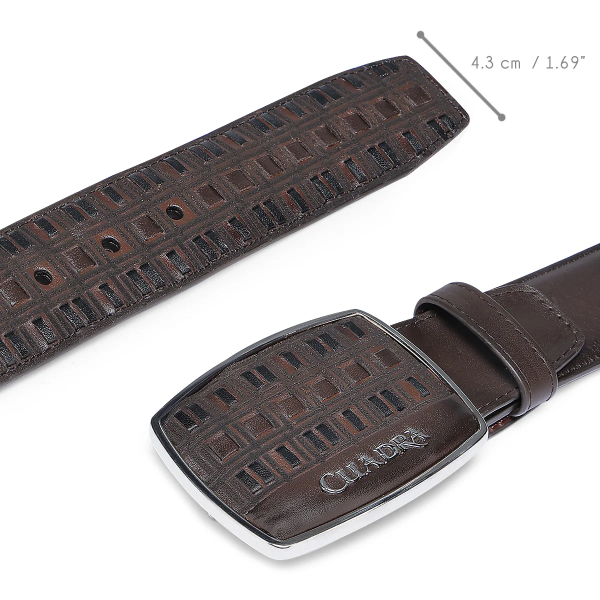 Men Cuadra Cowhide Belt BC401 - Image 4