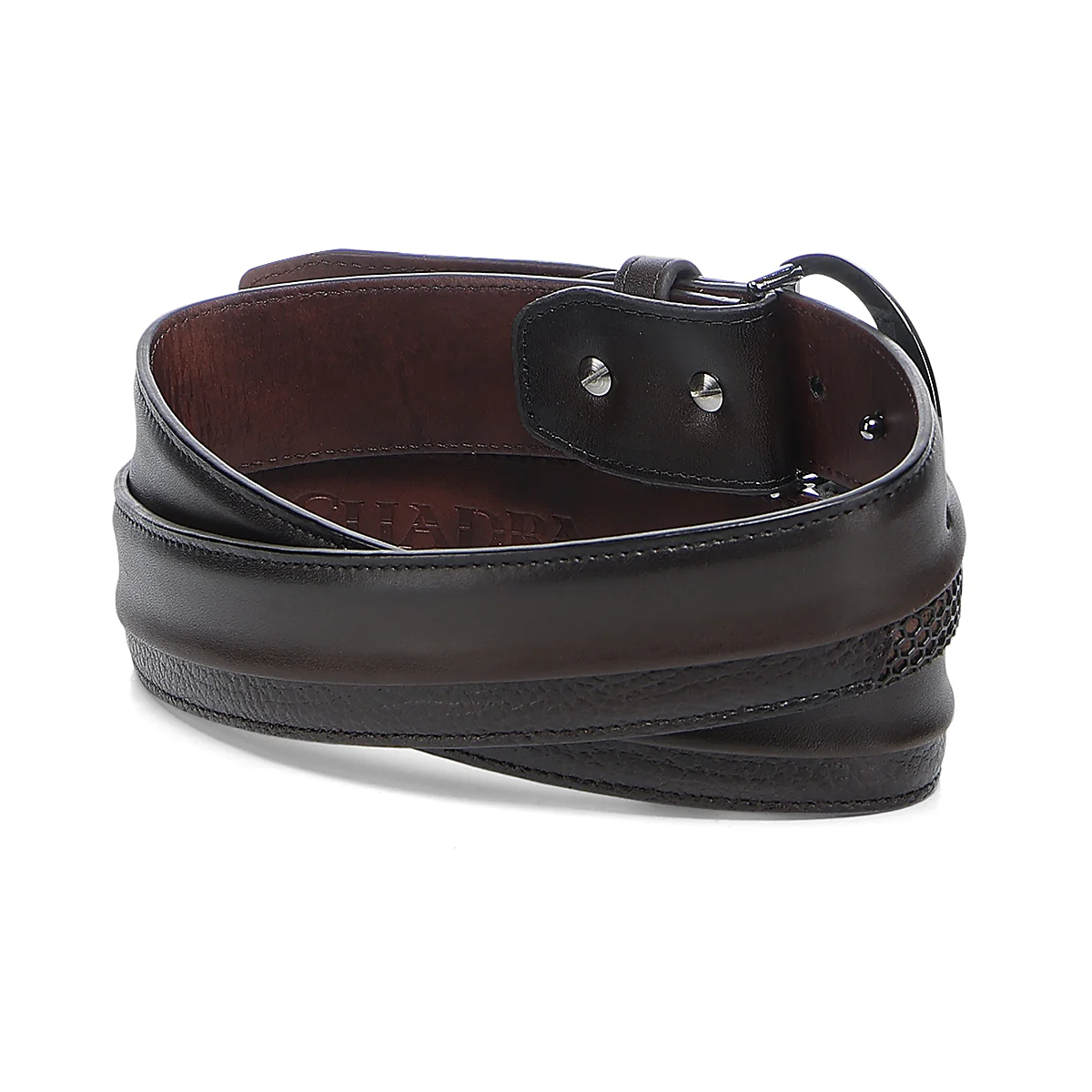 Men Cuadra Cowhide Belt BC437 - Image 3