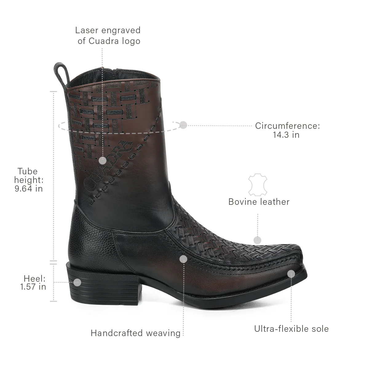 Men Cuadra Cowhide Boot CC293 - Image 8