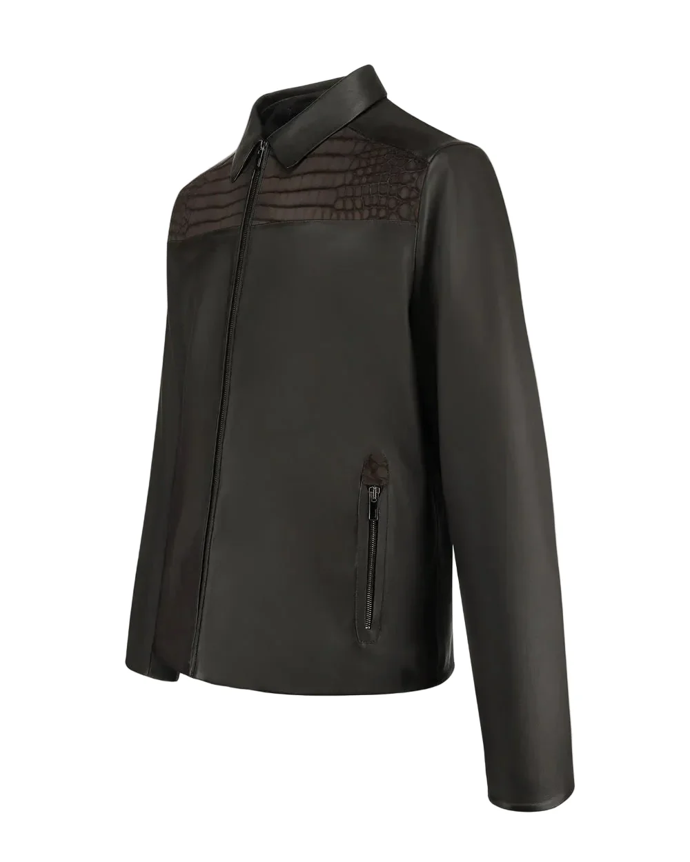 Men Cuadra Crocodylus Porosus Jacket JC357 - Image 2