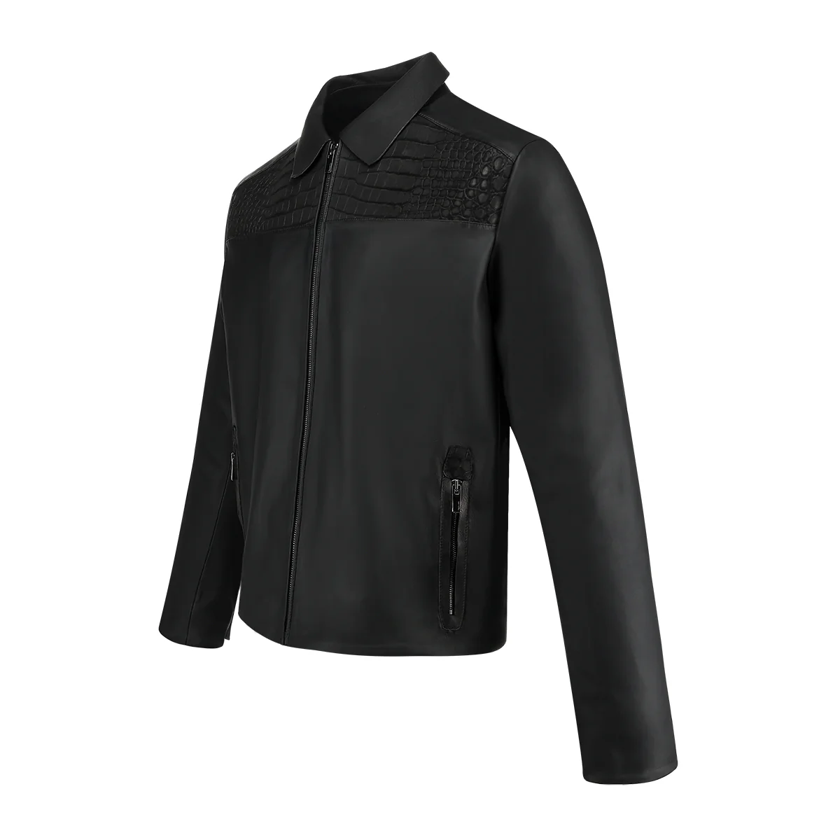 Men Cuadra Crocodylus Porosus Jacket JC358 - Image 2