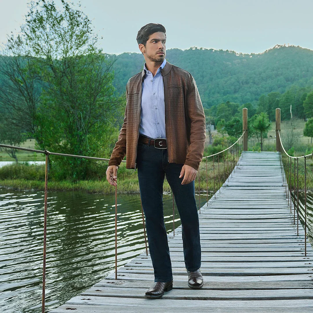 Men Cuadra Cowhide Jacket JC319-MJ - Image 7