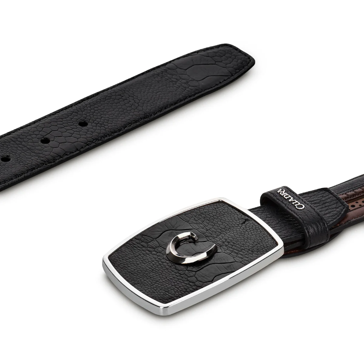 Men Cuadra Ostrich Leg Belt BC240 - Image 2