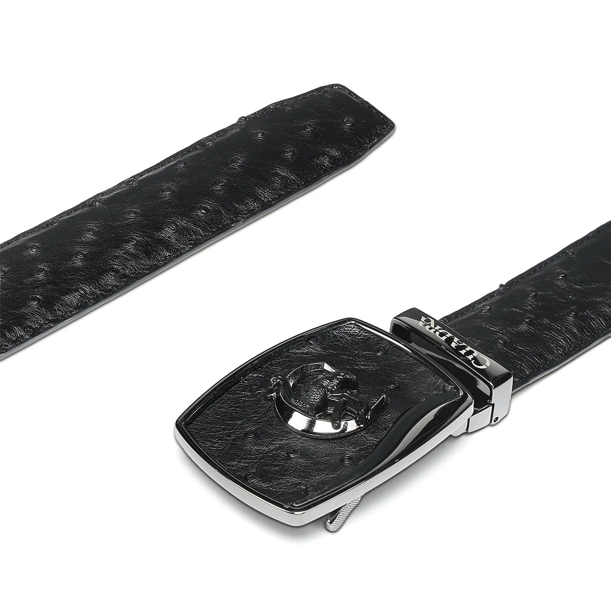 Men Cuadra Ostrich Belt BC479 - Image 3