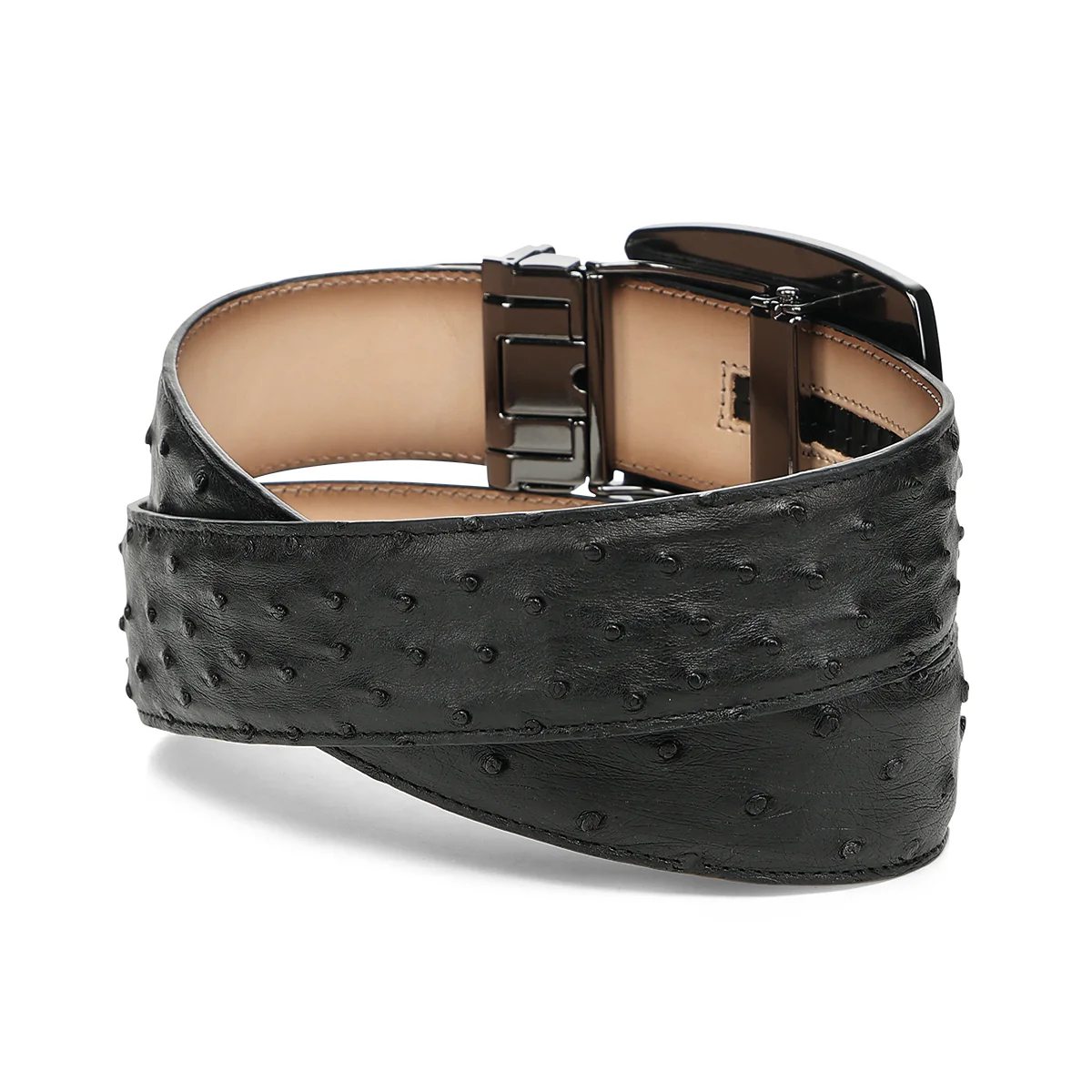 Men Cuadra Ostrich Belt BC479 - Image 4