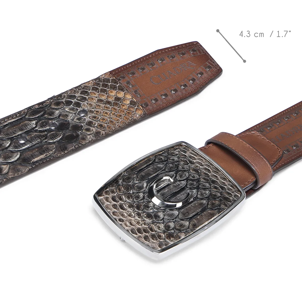 Men Cuadra Python Belt BC424 - Image 2