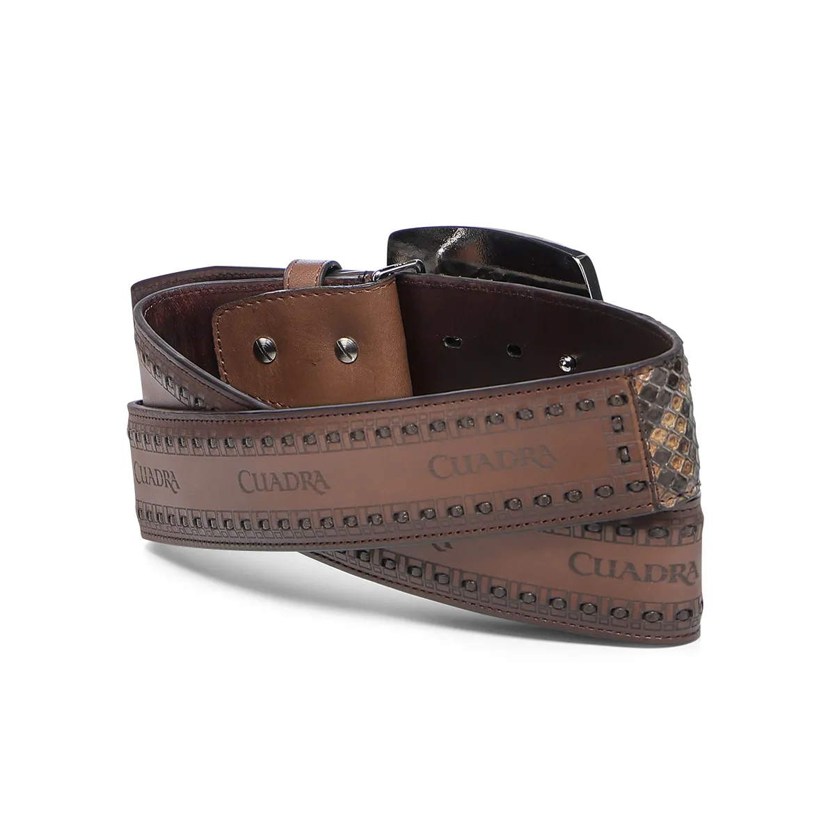 Men Cuadra Python Belt BC424 - Image 3