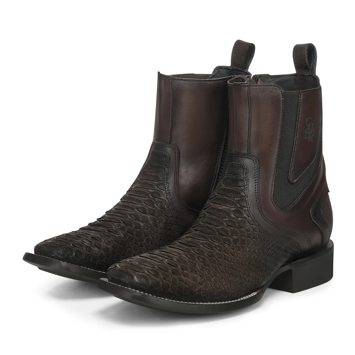 Men Cuadra Python Zipper Boot CC284 - Image 7