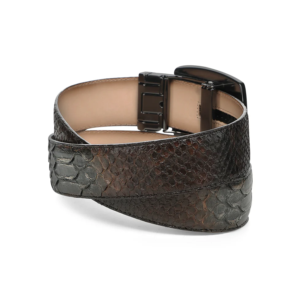 Men Cuadra Python Woven Belt BC498 - Image 2