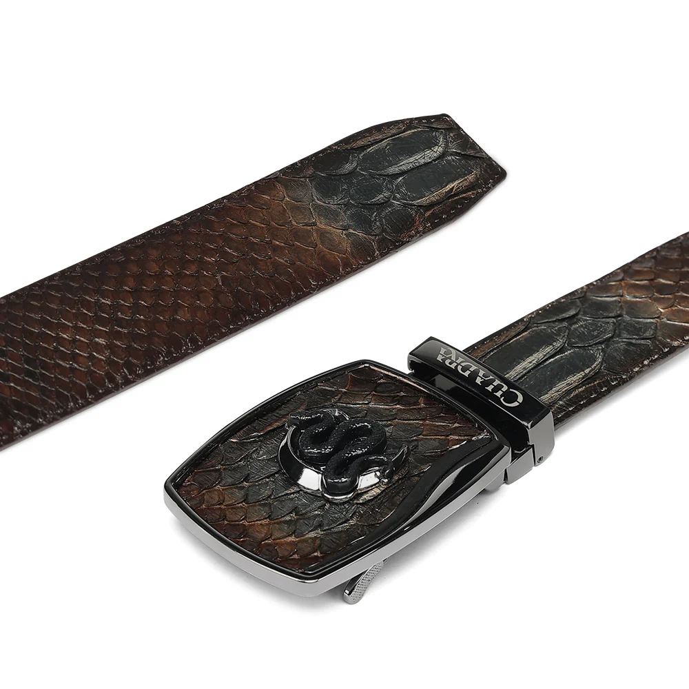 Men Cuadra Python Woven Belt BC498 - Image 5