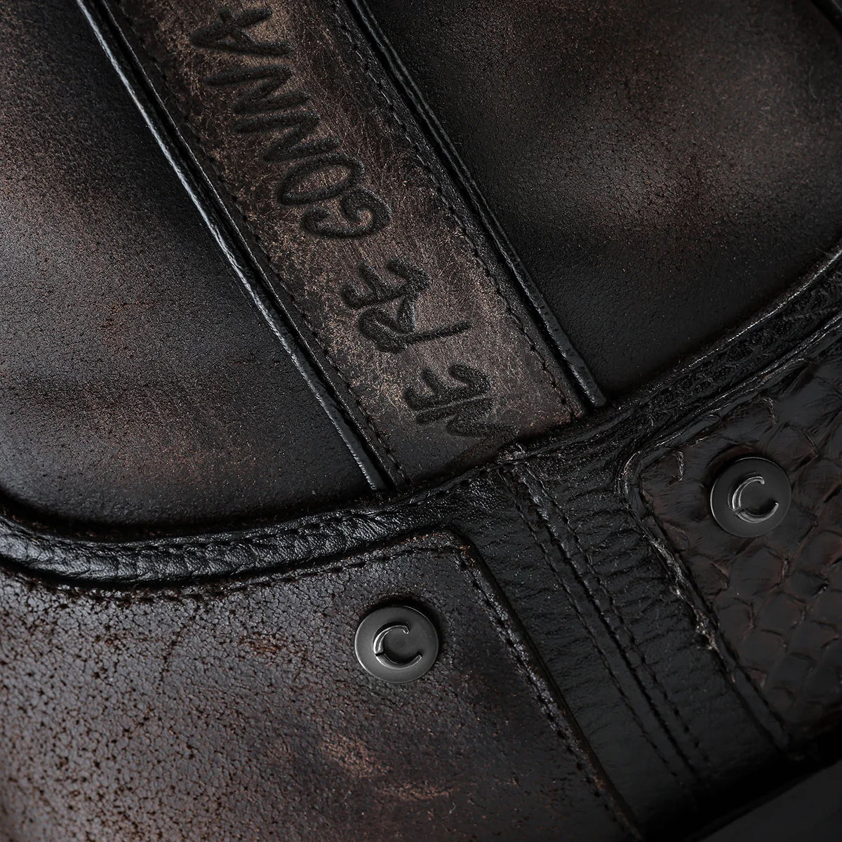 Men Cuadra Python Ankle Boot CC214 - Image 7
