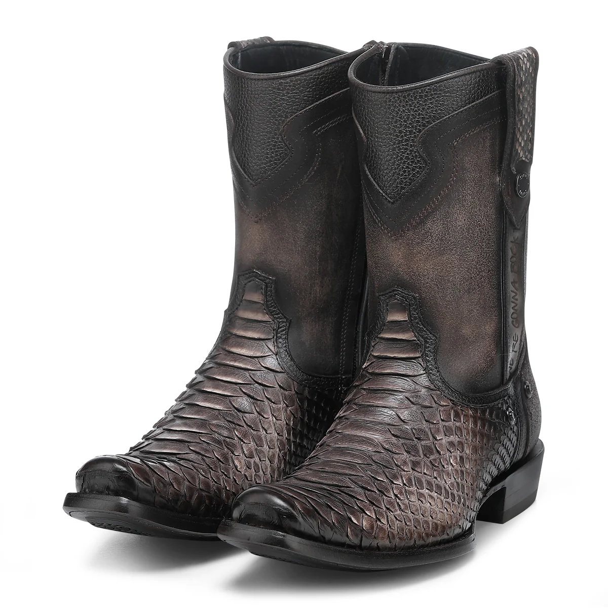 Men Cuadra Python Ankle Boot CC214 - Image 9