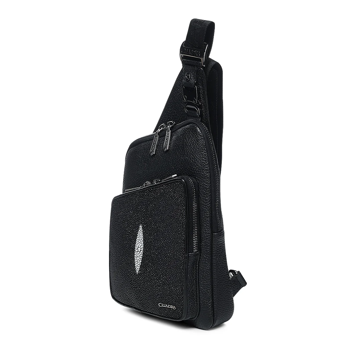 Men Cuadra Stingray Zipper Bag DU761 - Image 2
