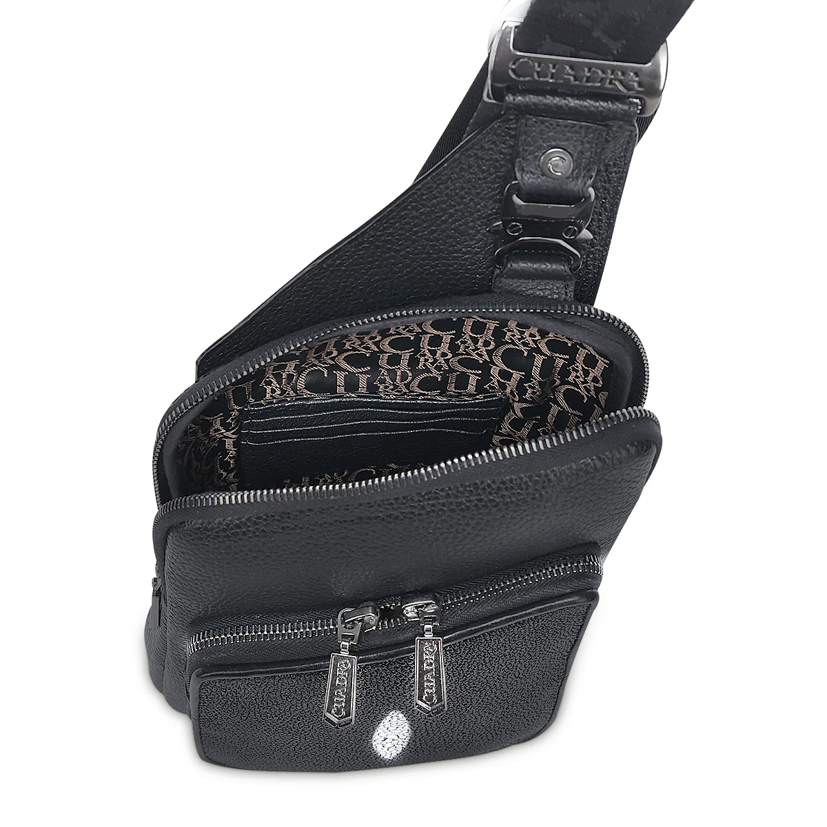 Men Cuadra Stingray Zipper Bag DU761 - Image 3