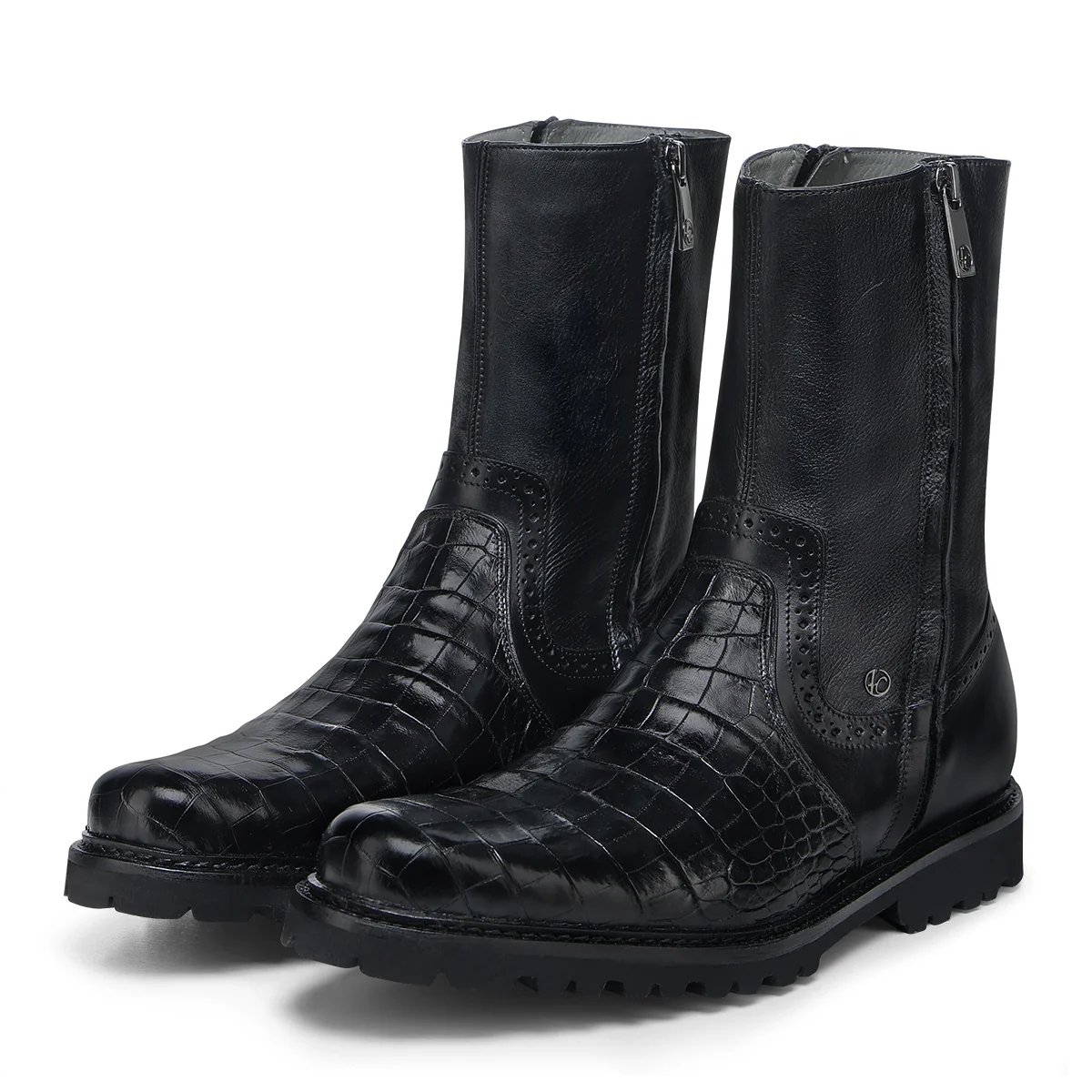 Men Franco Cuadra Alligator Ankle Boot FF233 - Image 6