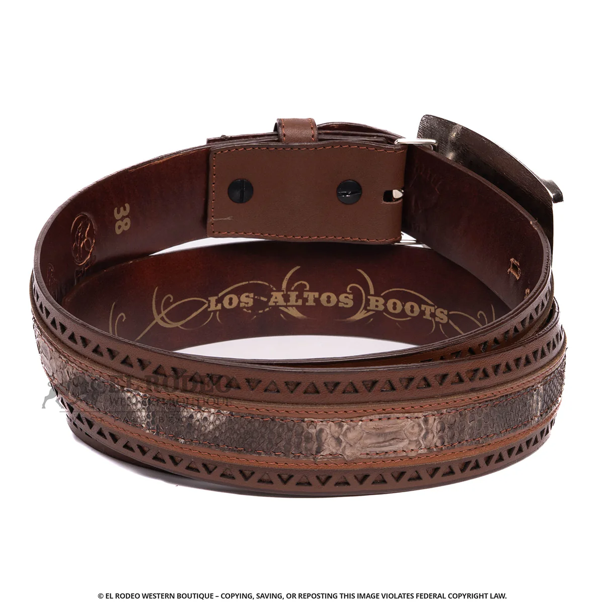 Men Los Altos Python Belt C25U5785 - Image 2