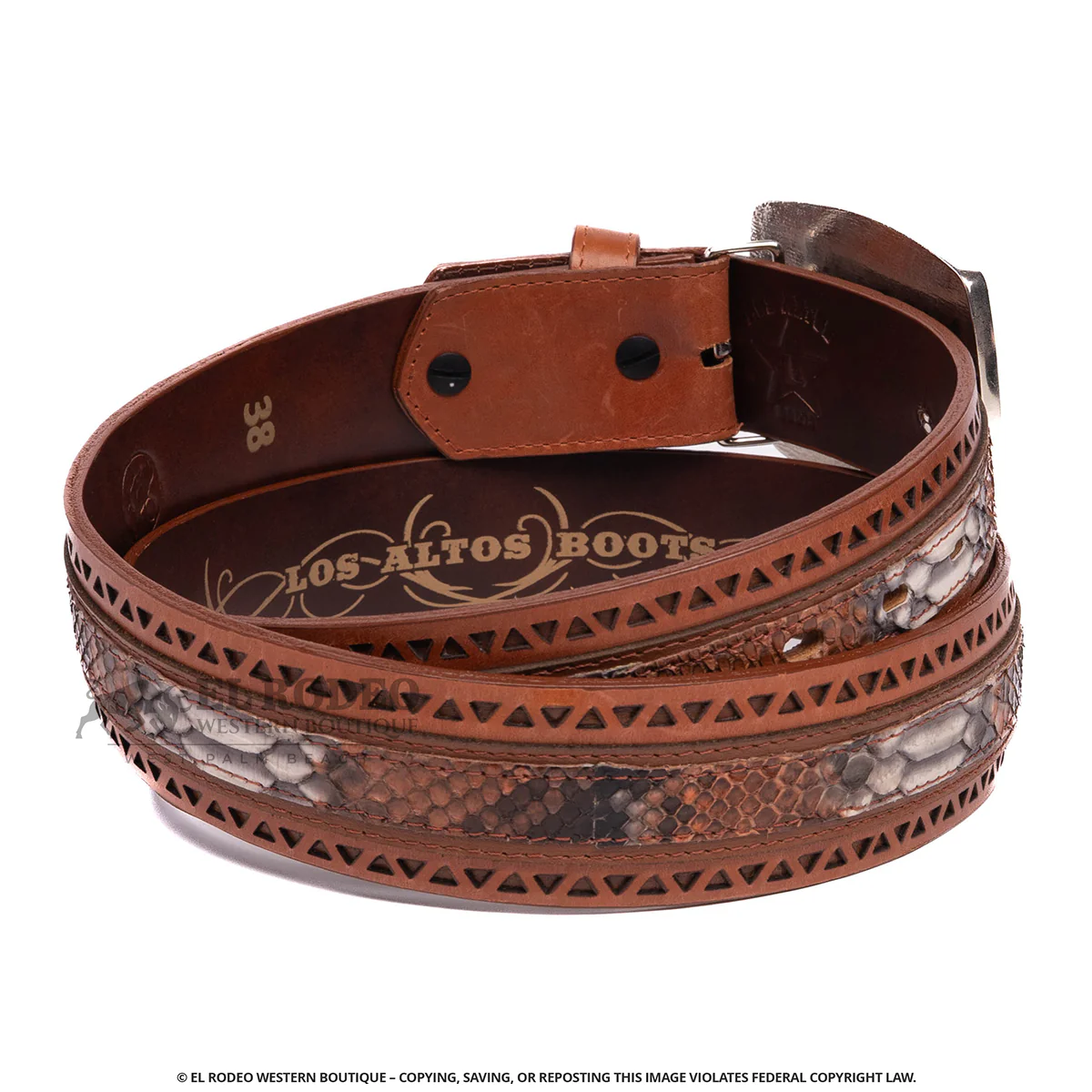 Men Los Altos Python Belt C25U5788 - Image 2