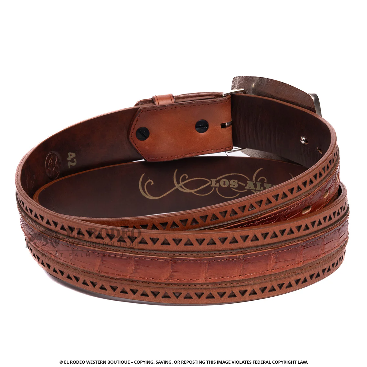 Men Los Altos Caiman Belt C25U8257 - Image 2