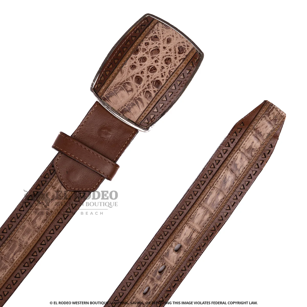 Men Los Altos Caiman Belt C25U8272 - Image 3
