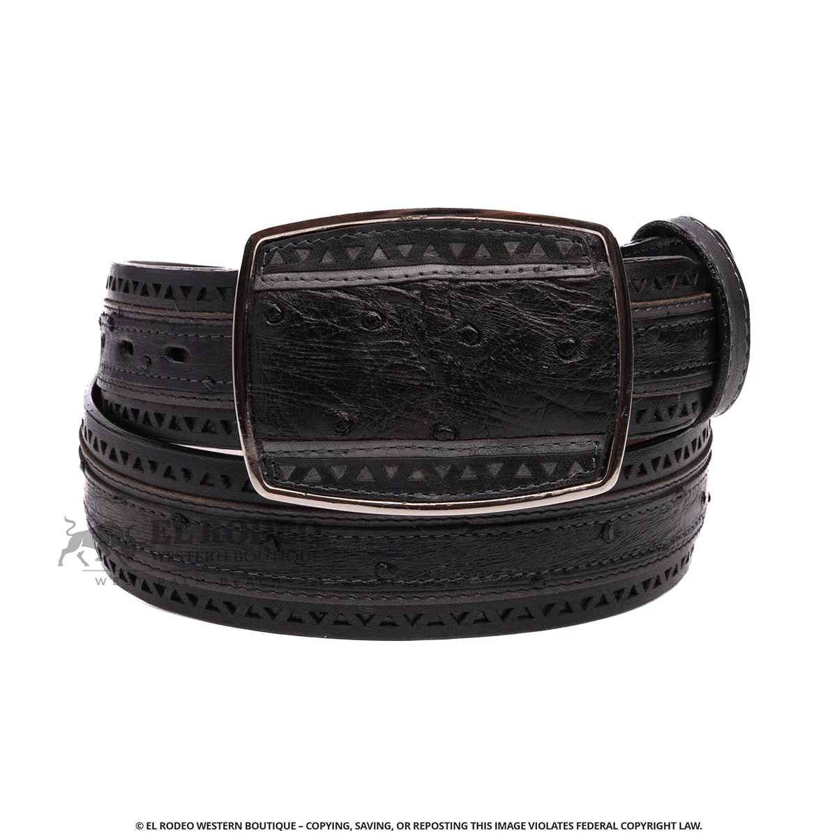 Men Los Altos Ostrich Belt C25U0305