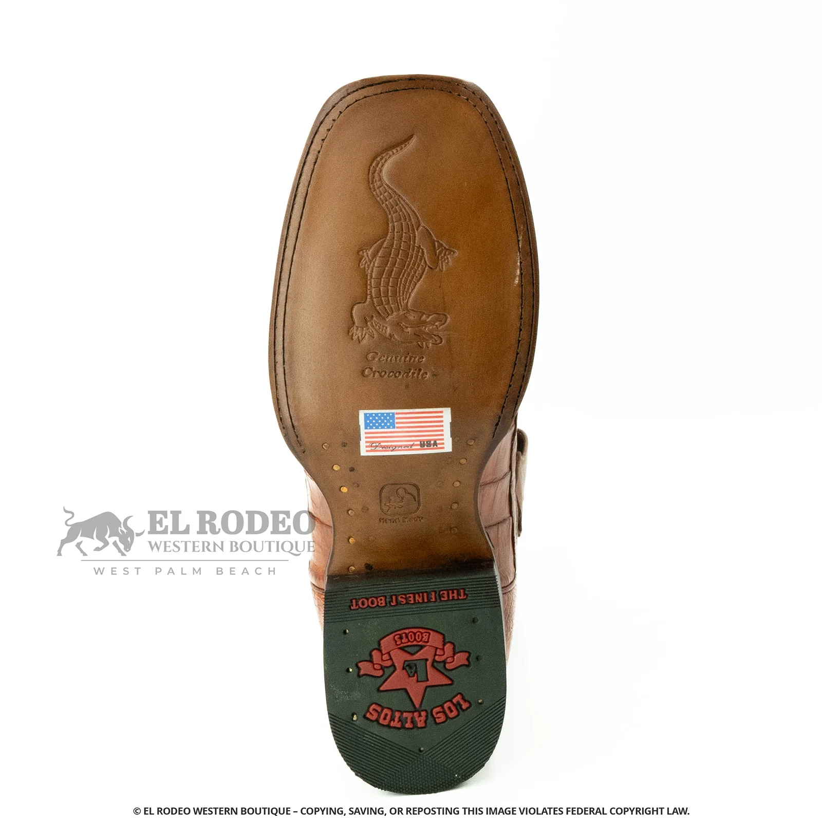 Men Los Altos Caiman Boots H8220103 - Image 7