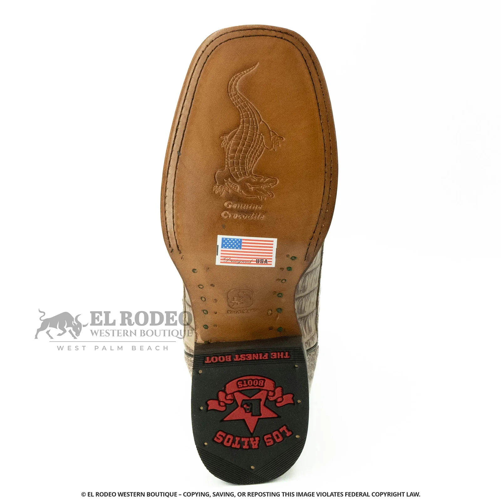 Men Los Altos Caiman Boots H8220172 - Image 7