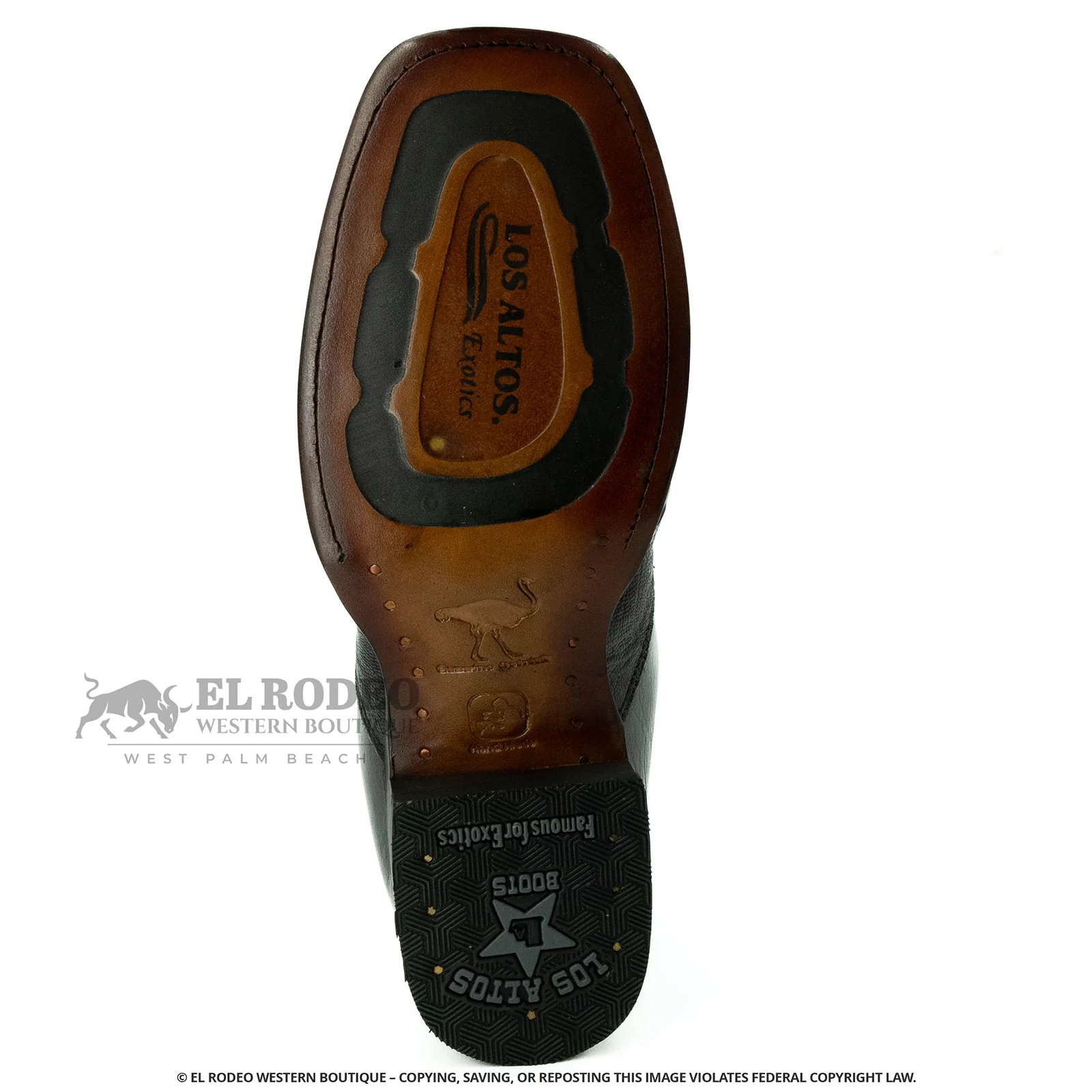 Men Los Altos Ostrich Leg Ankle Boot H82BV0505 - Image 7