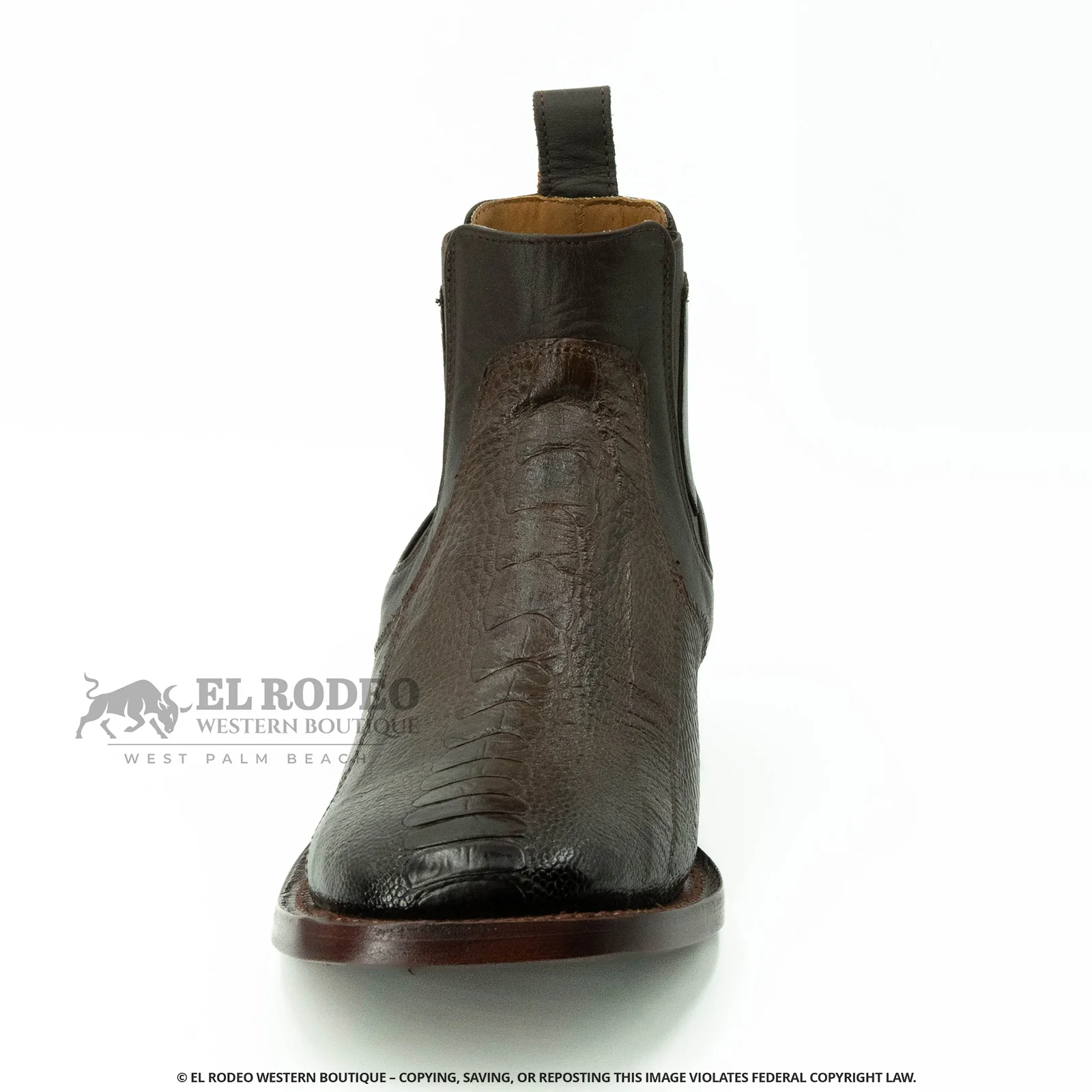 Men Los Altos Ostrich Leg Ankle Boot H82BV0516 - Image 3
