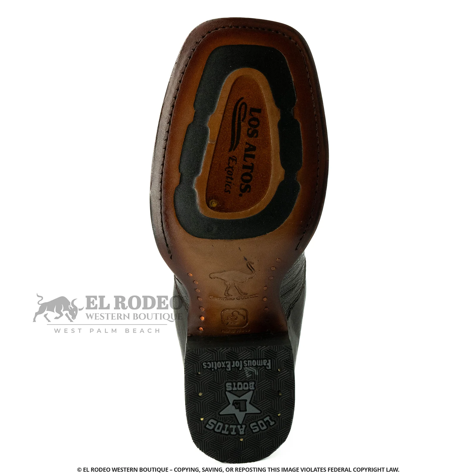 Men Los Altos Ostrich Leg Ankle Boot H82BV0516 - Image 7