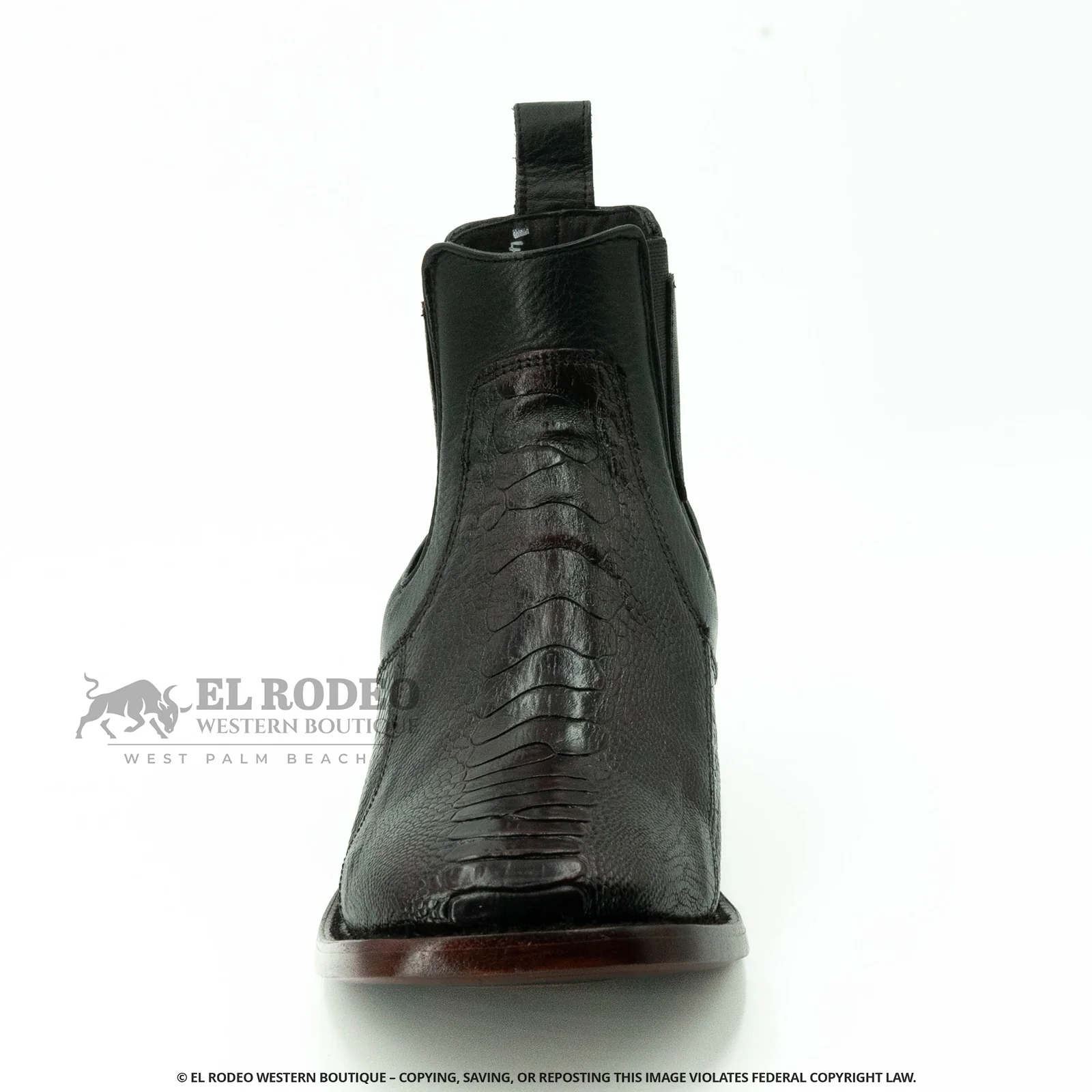 Men Los Altos Ostrich Leg Ankle Boot H82BV0518 - Image 3