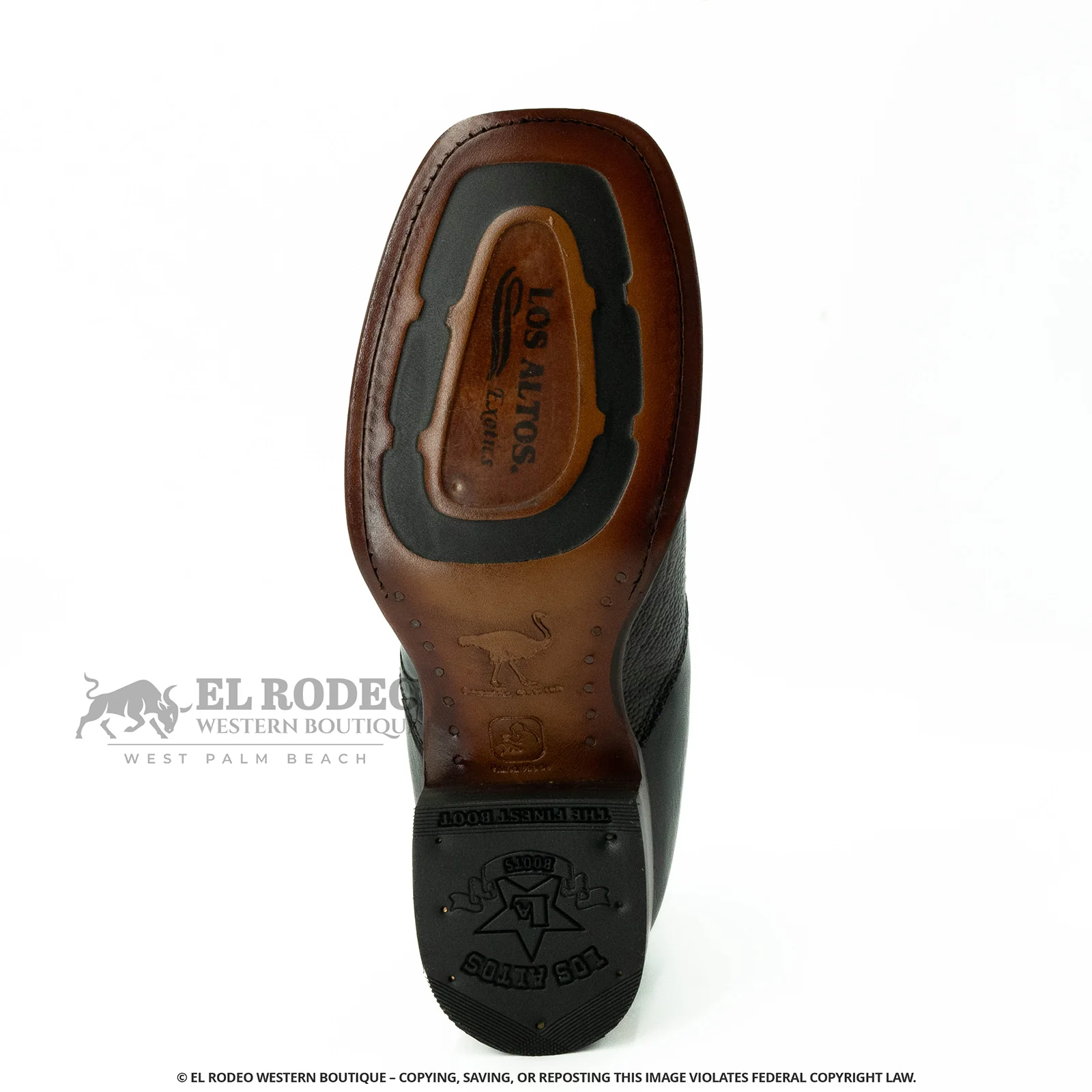 Men Los Altos Ostrich Leg Ankle Boot H82BV0518 - Image 7