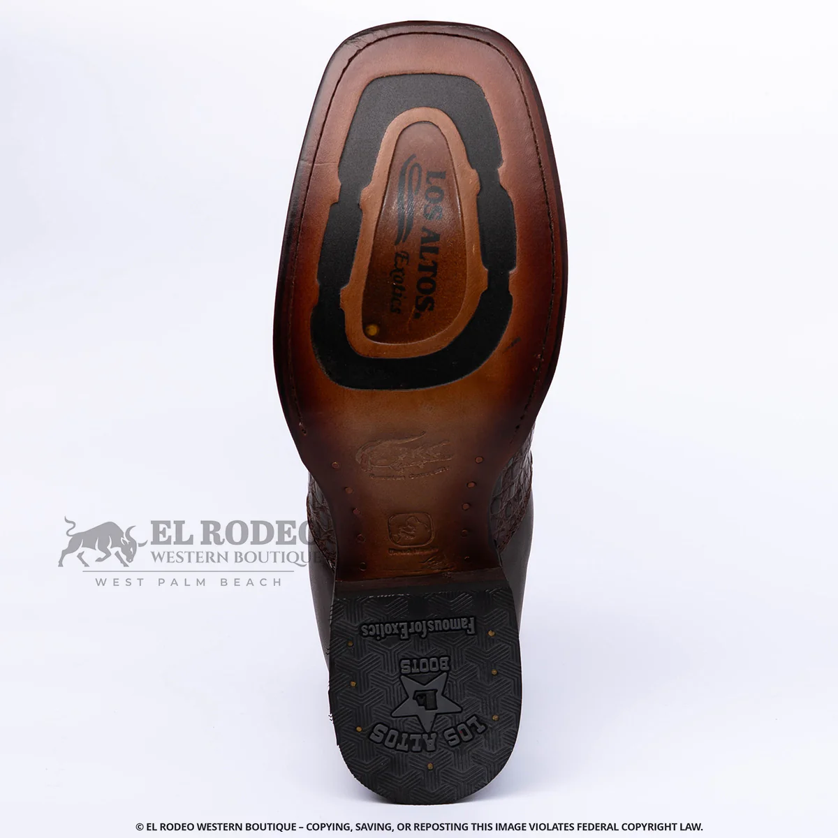 Men Los Altos Caiman Ankle Boot H82BV8207 - Image 7