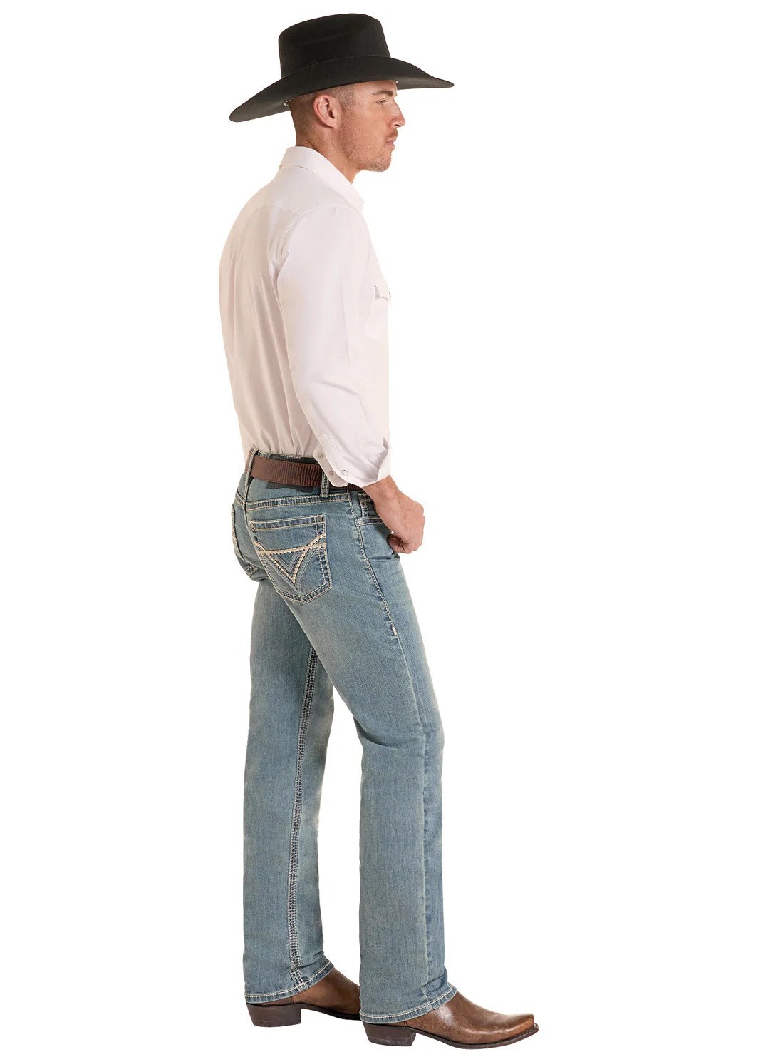 Men Rock&Roll Jean Large V Revolver BM1RD09954 - Image 3