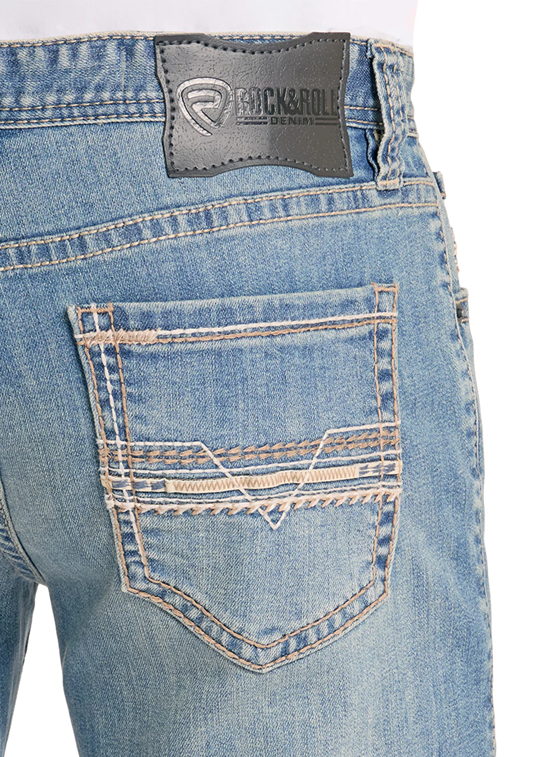 Men Rock&Roll Jean Rope Stitch Revolver BM1RD09124 - Image 2