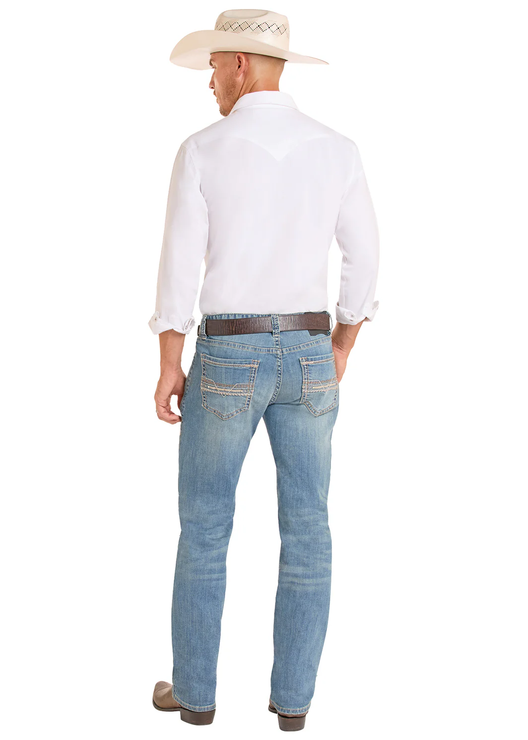 Men Rock&Roll Jean Rope Stitch Revolver BM1RD09124 - Image 3