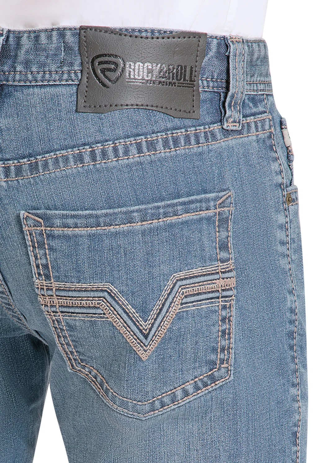 Men Rock&Roll Raised Denin Skinny BM2MD09129 - Image 2