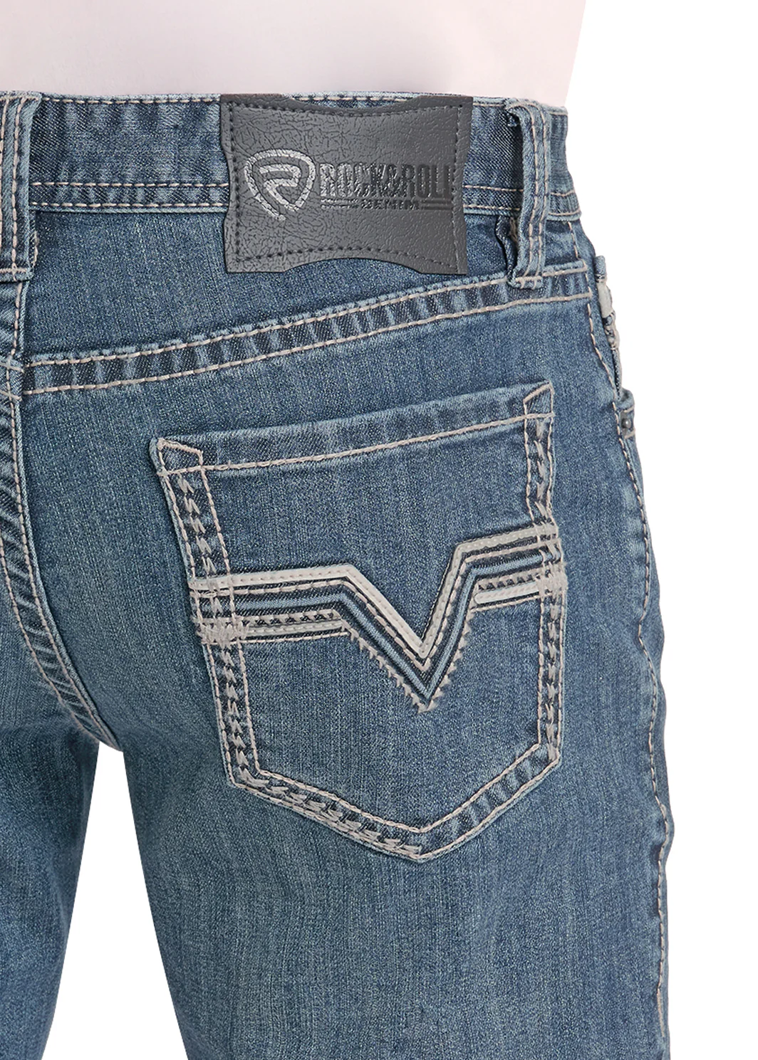 Men Rock&Roll Revolver Straight Pleather BM1RD09126 - Image 2