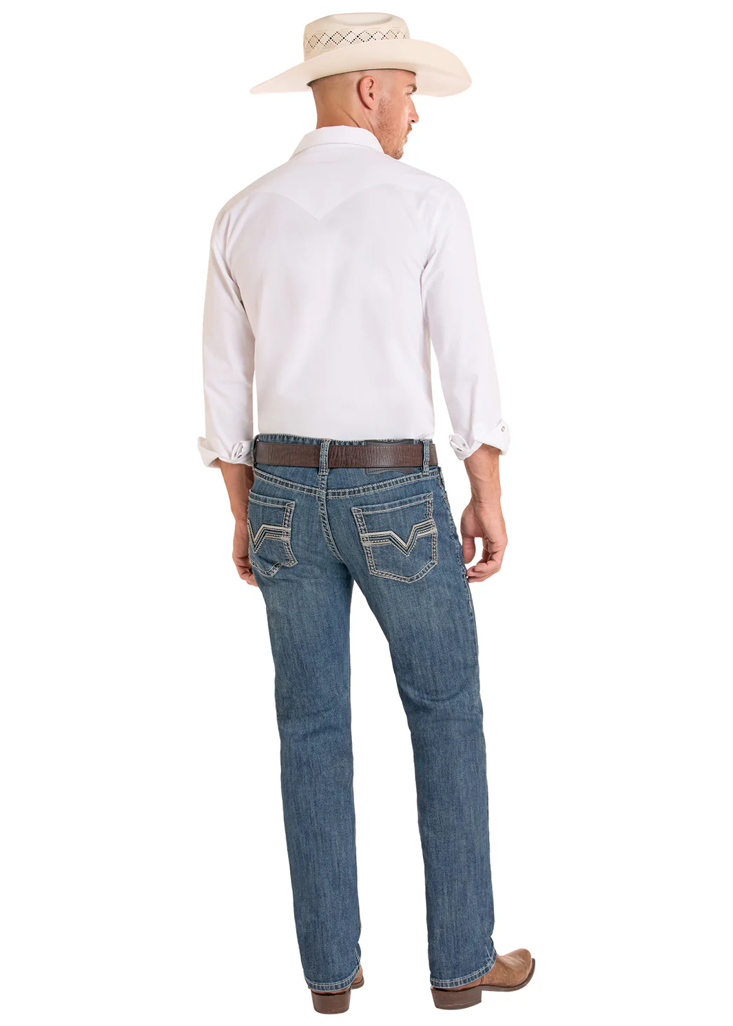 Men Rock&Roll Revolver Straight Pleather BM1RD09126 - Image 3