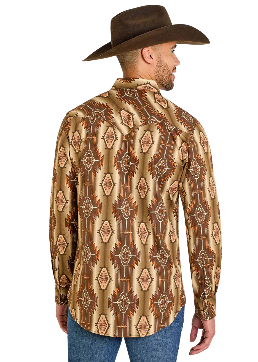 Men Rock&Roll Aztec Shirt BMN2S07636 - Image 2