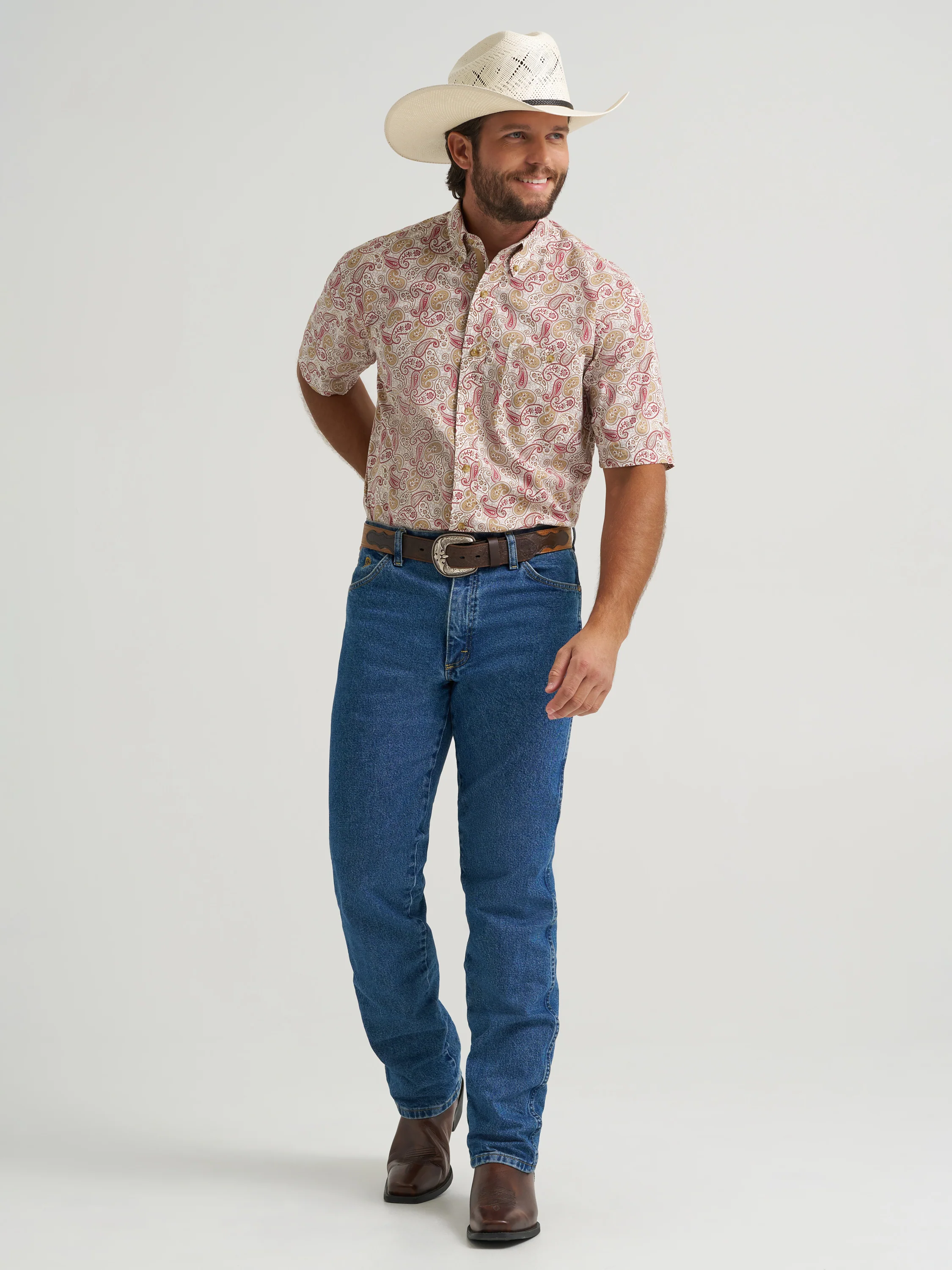 Men Wrangler George Strait Shirt (SS) 112379069 - Image 4